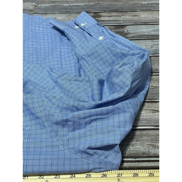 Lauren Ralph Lauren Men’s‎ Button Down Shirt Long Sleeve Blue Size 17.5 34/35 - Picture 5 of 6